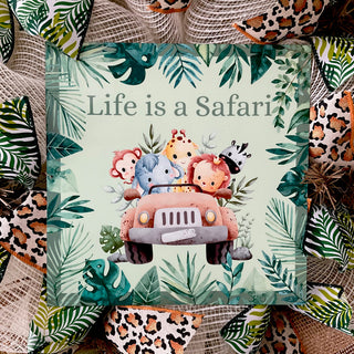 Life's A Safari Baby Wreath