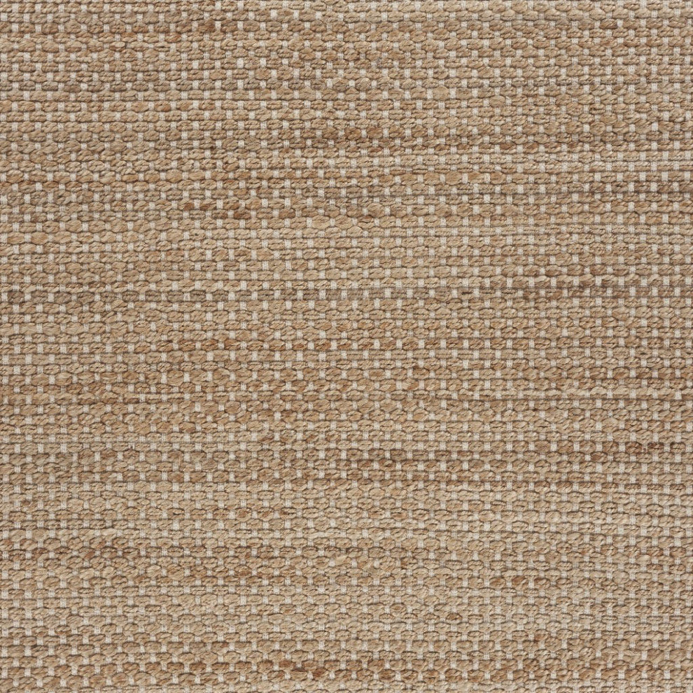 8' X 10' Tan Hand Loomed Area Rug
