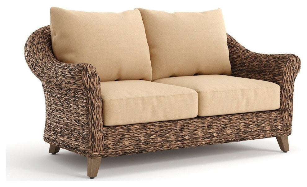 Cayman Loveseat, Heritage Brown