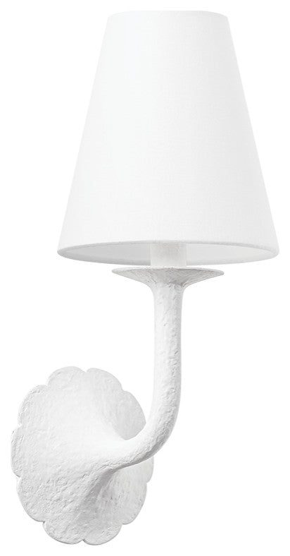 Hudson Valley Lighting Winnipeg 14.75" Wall Sconce White Plaster