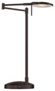 Dessau Turbo Swing-Arm Table Lamp with USB, Bronze