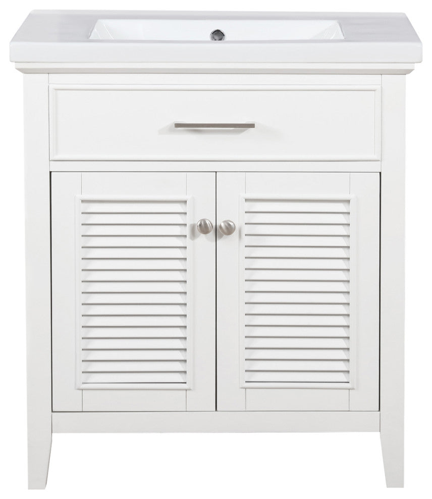 Design Element Group Cameron 30" Single Sink Vanity in White