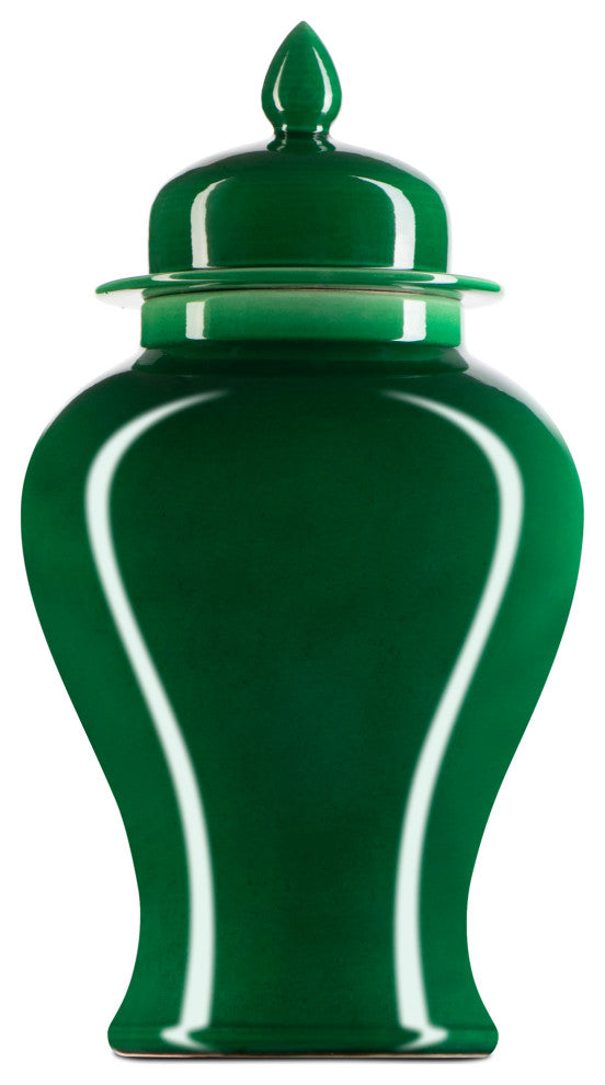 Imperial Green Temple Jar