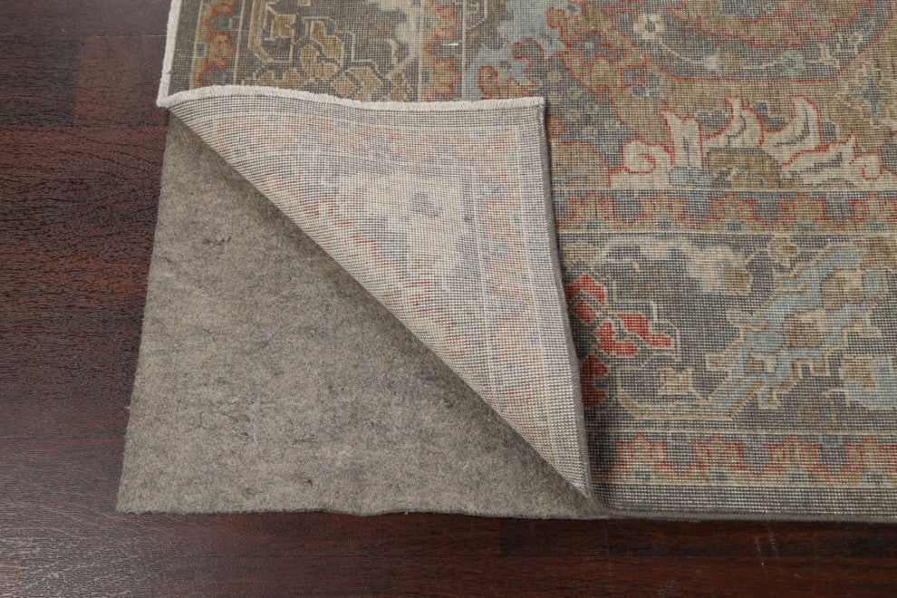 Silver Washed Traditional Turkish Ziegler Area Rug Wool Carpet 9x12