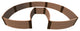 Classic Sienna 'Lucky Horseshoe'  6' X 9' X 16.5" Raised Garden Bed - 1" Profile