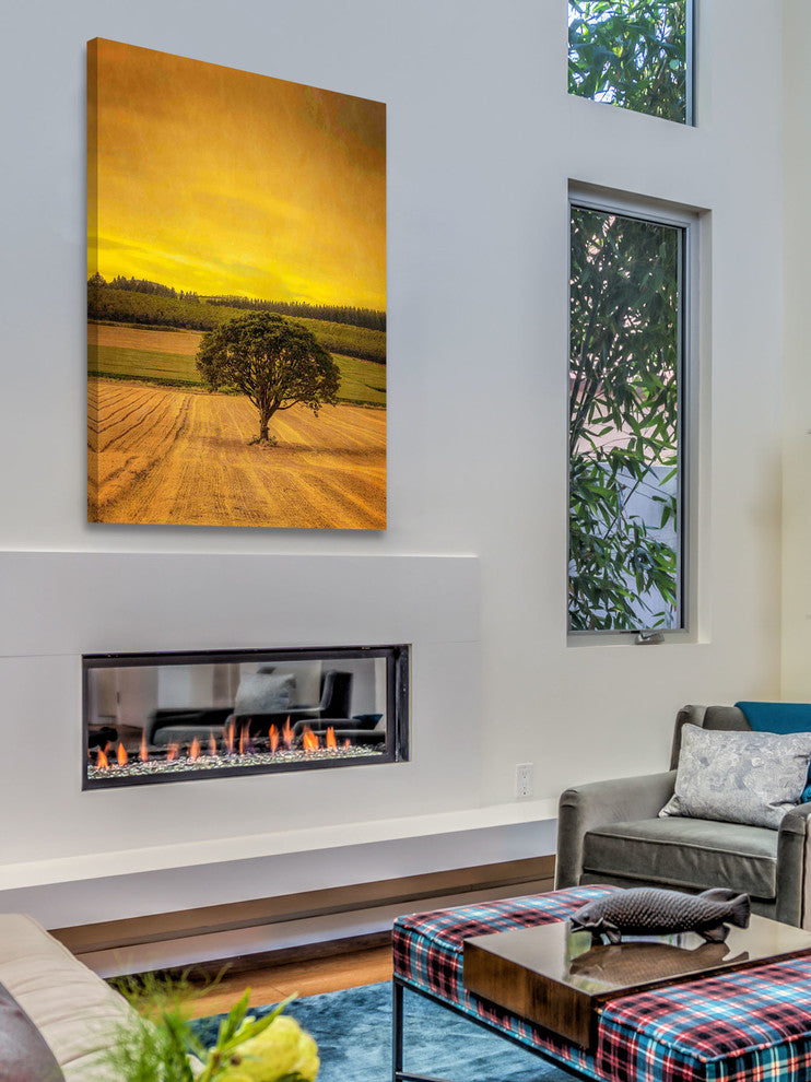"Country Meadows" Painting Print on Canvas