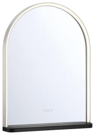 Serin, Mirror, 24"x32", Satin Nickel-Black Mix