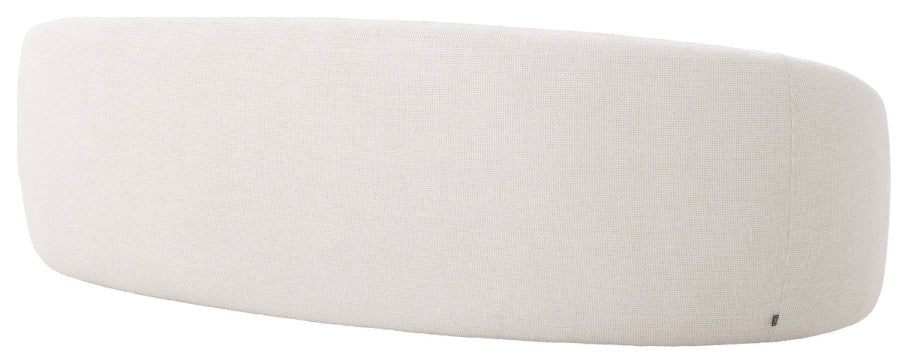 Off-White Curved Sofa | Eichholtz Amore