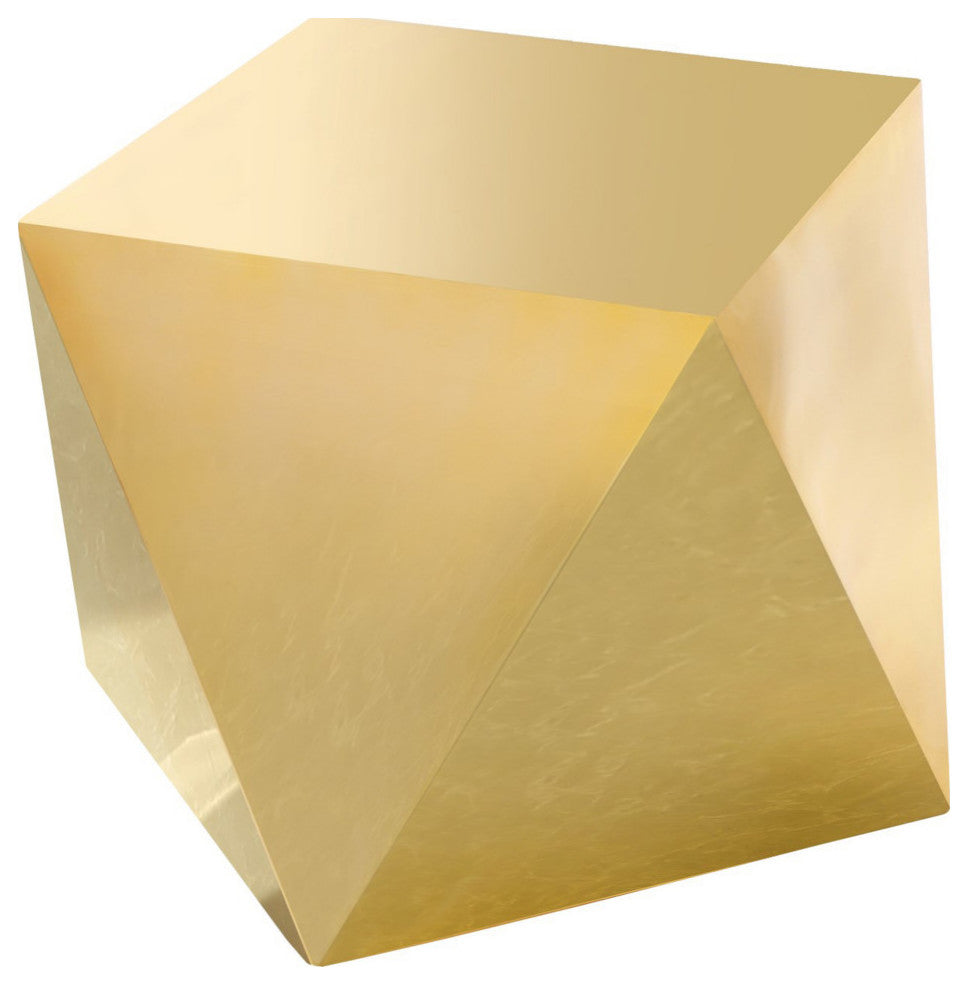Gemma End Table, Gold