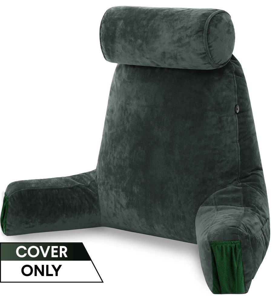 Medium Husband Pillow Cover Aspen Ramona Green Reversible Cover Only