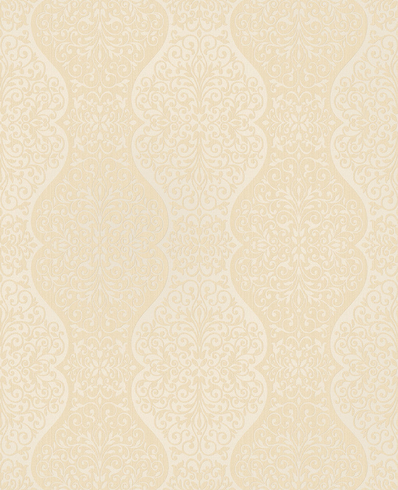 Cadence Gold Scroll Wallpaper Bolt