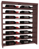 CellarVue  Horizontal Wine Rack Double, Pine , Walnut Sta
