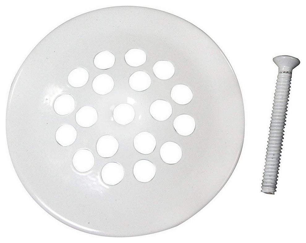 Beehive Grid Bath Waste - 22" Make-Up, 20 Ga. Tubing In Oil Rubbed Bronze, Powder Coated White