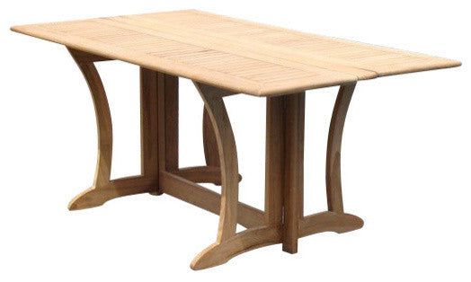 9-Piece Outdoor Patio Teak Dining Set, 69" Warwick Table, 8 Devon Arm Chairs