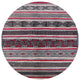 Ahgly Company Indoor Round Mid-Century Modern Area Rugs, 8' Round