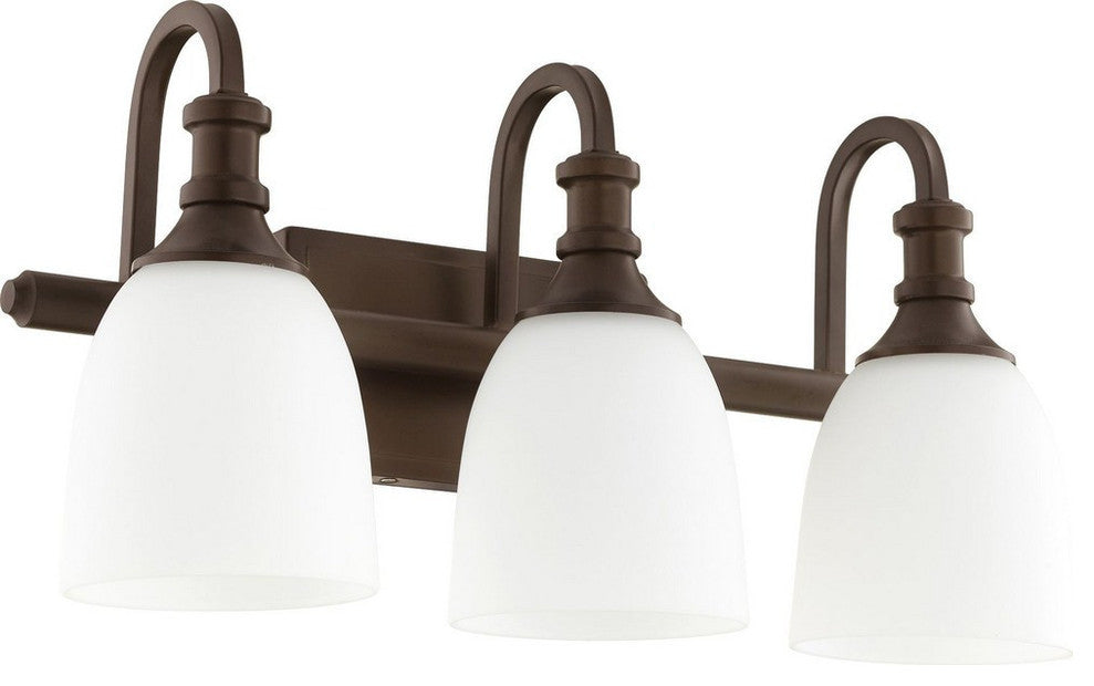 Richmond 3-Light Vanity Fixture, Polished Nickel