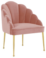 TOV Furniture Daisy Blush Velvet Chair