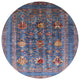 Ahgly Company Indoor Round Mid-Century Modern Area Rugs, 5' Round
