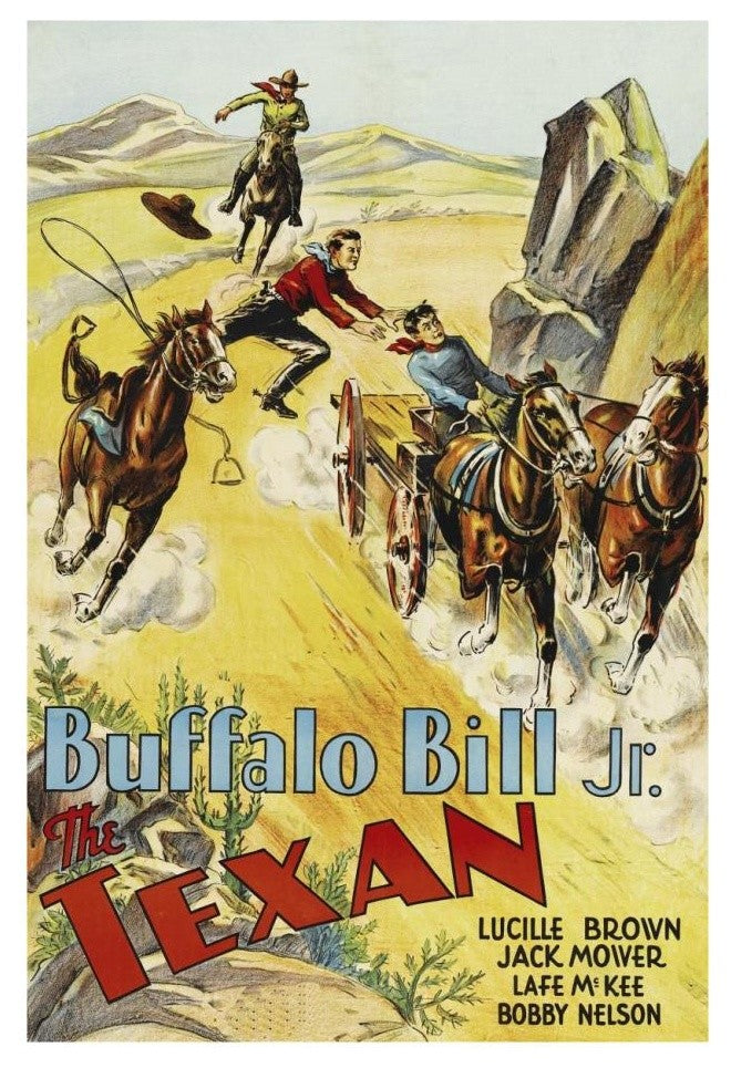 "Vintage Westerns: Texan" Digital Paper Print, 18"x26"