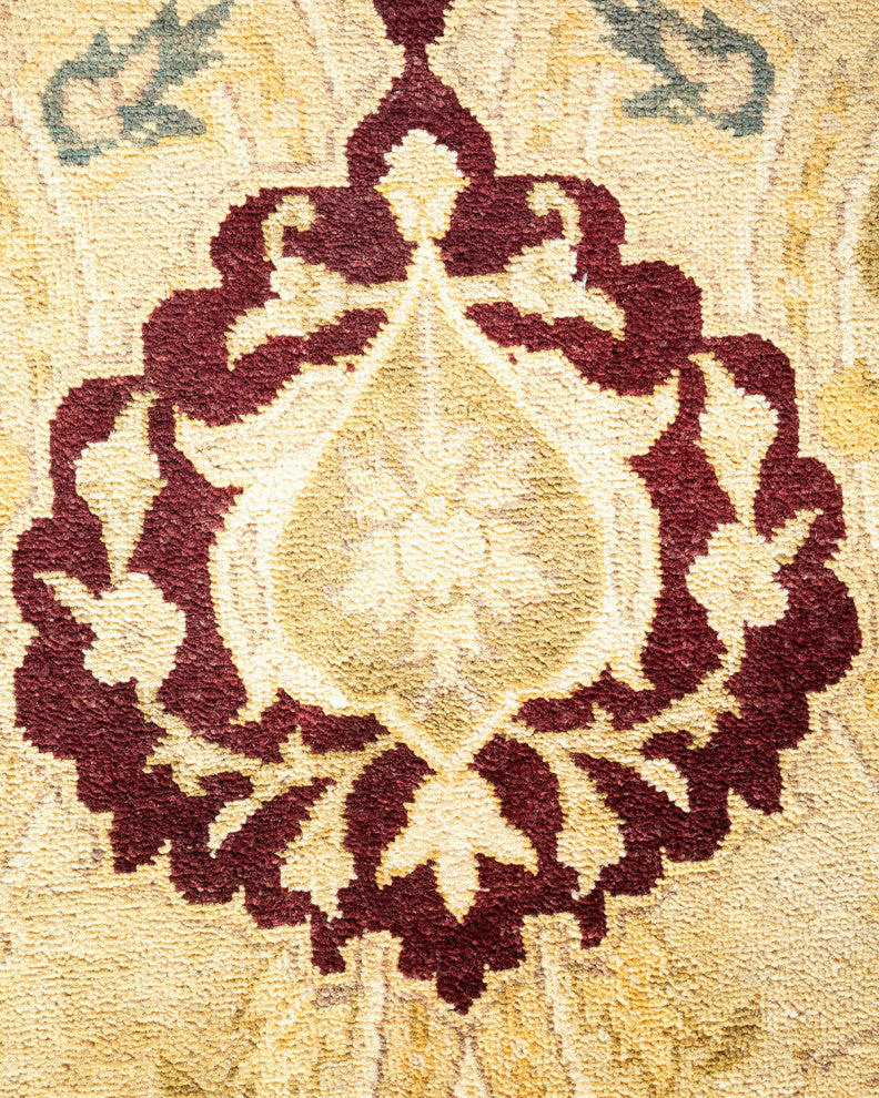 Ellie, One-of-a-Kind Hand-Knotted Area Rug, Ivory, 8' 0"x10' 4"