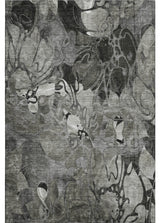 Premium Machine Washable Mayfield AMF558 Gray 5' x 7'6" Rug