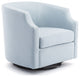Infinity Swivel Barrel Chair, Blue