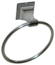 Arista Leonard Collection Towel Ring, Chrome