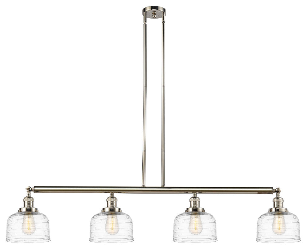 INNOVATIONS 214-PN-G713-LED 4-Light Island Light Polished Nickel