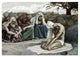 "Job and His Three Friends" Digital Paper Print by James Tissot, 46"x33"