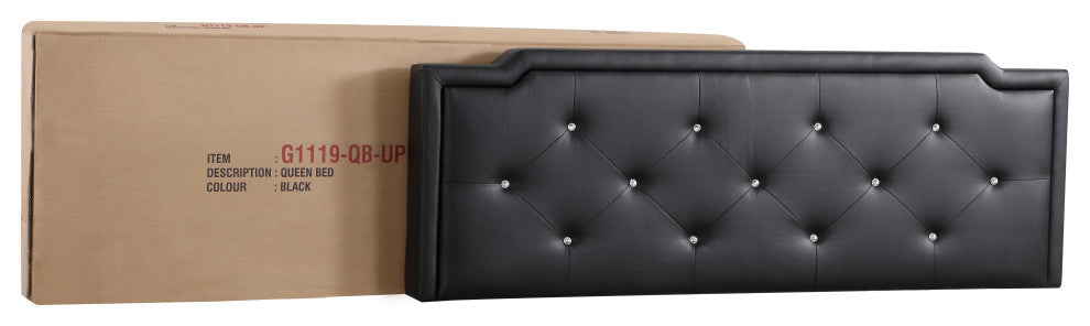 Starlight All in One Bed, Black, Queen