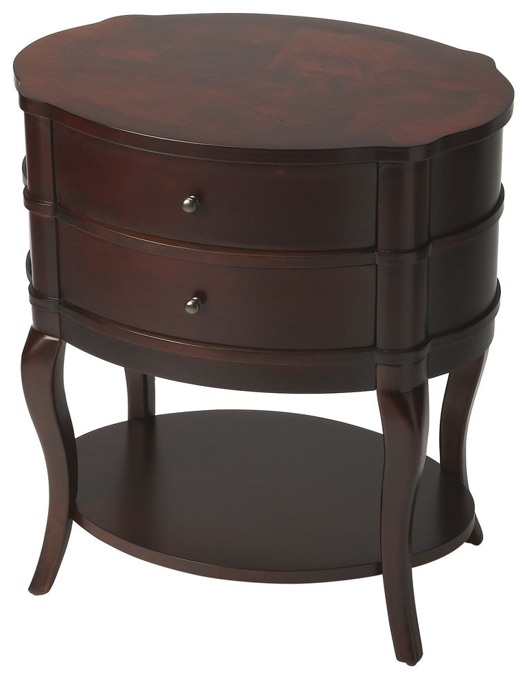 Jarvis Cherry Oval Side Table, 515024