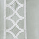 Espalier Sterling Grey Designer Embroidered Fabric Sample, 4Wx4L