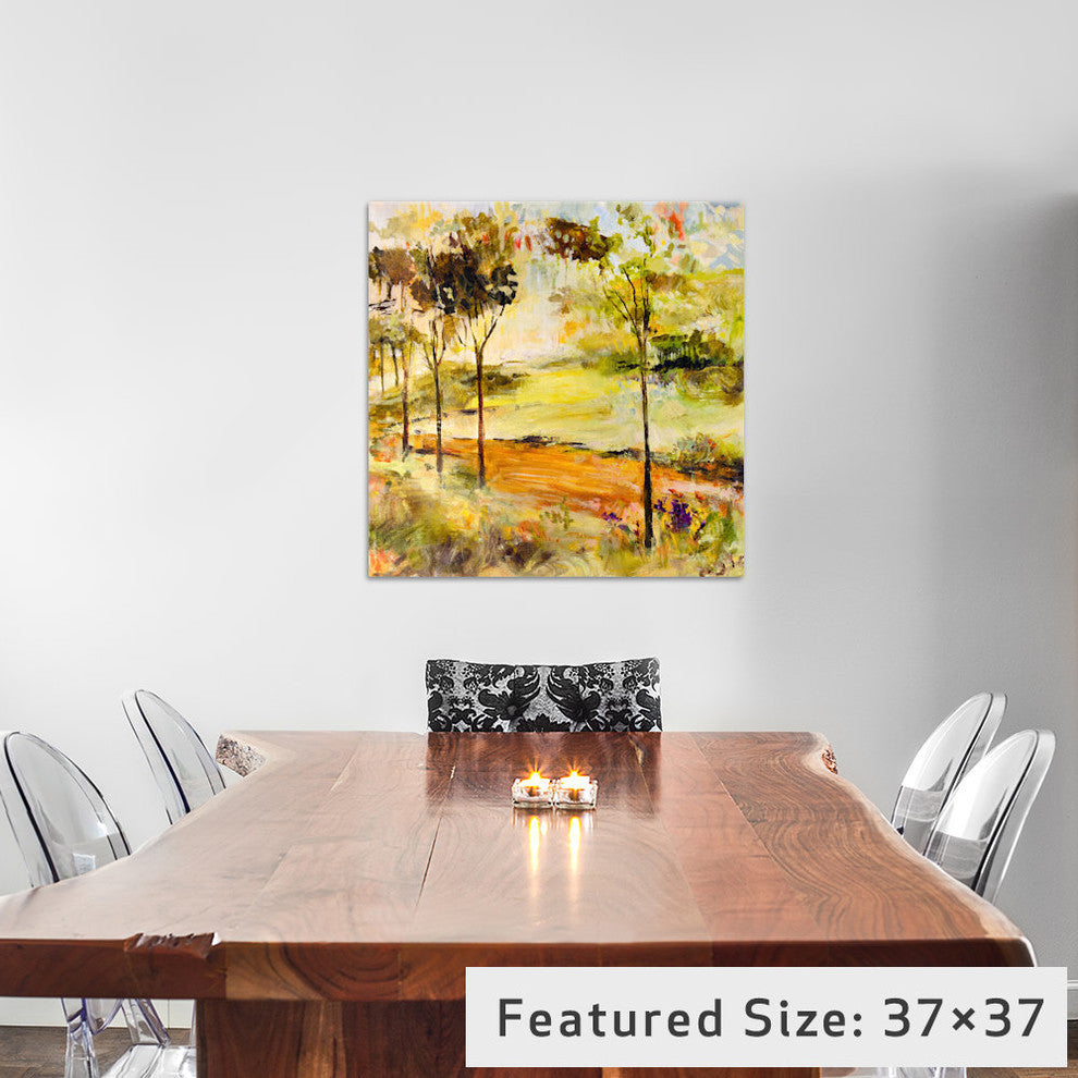 "Scenic Path" by Julian Spencer, 37x37x1.5
