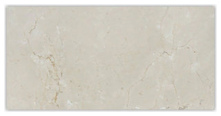 Crema Marfil Honed 3x6 Marble Tile