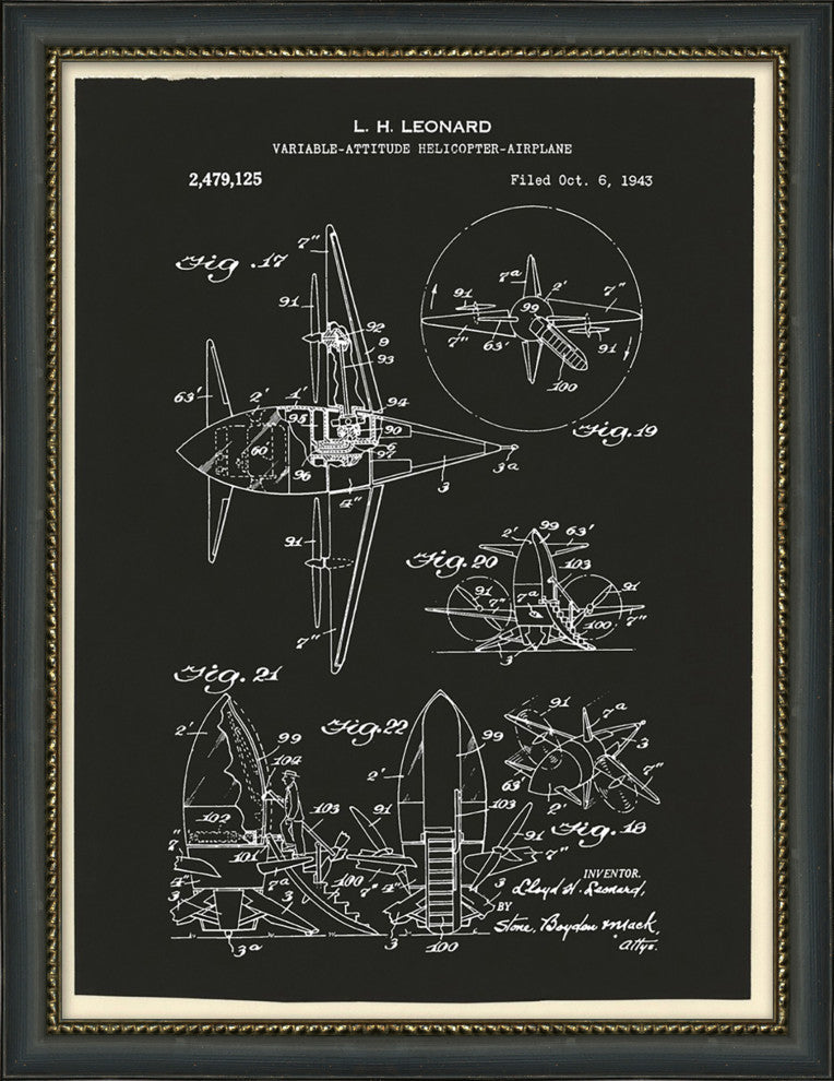 Inventor'S Diagram 12, Giclee Reproduction Artwork
