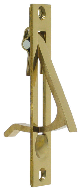 FPL Sliding Door Edge Pull, Solid Brass, Polished Brass