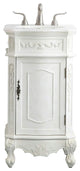 Elegant VF10119AW 19" Single Bathroom Vanity Set, Antique White