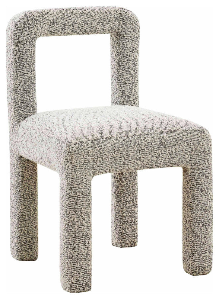 Hazel Grey Boucle Dining chair