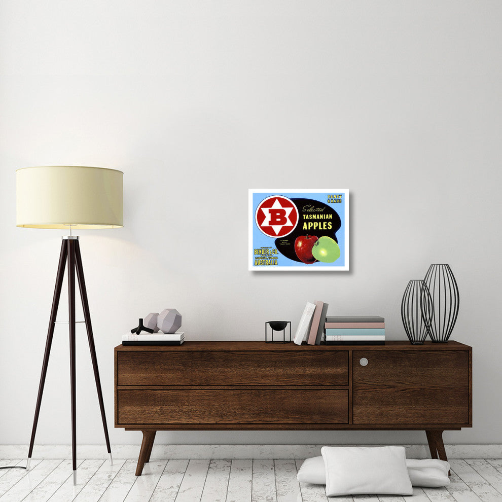 "Fancy Grade Selected Tasmanian Apples" Print by Retrolabel, 24"x20"