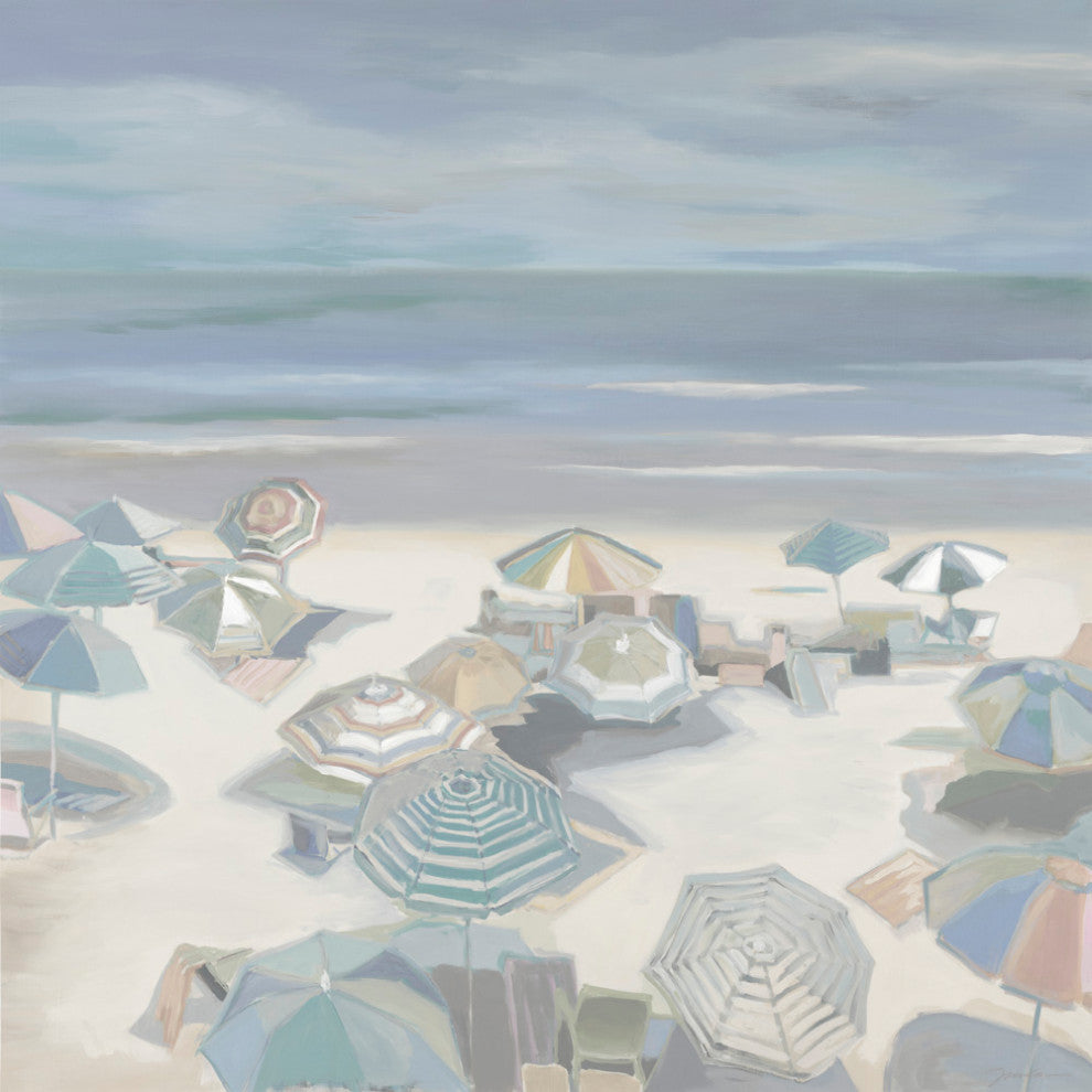 Beach Party - 84 x 84 by Liz Jardine