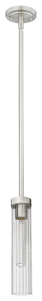 Z-LITE 1-Light Pendant, Brushed Nickel