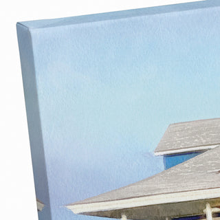 Steves Beach House 20x16 Canvas Wall Art