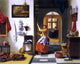 Antoon Francois Heyligers Winding the Clock, 20"x25" Gallery Wrapped Canvas