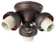 3-Light Wet LED, Toasted Sienna