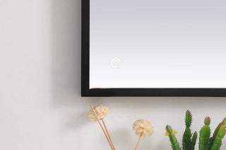 Modern Black Led Mirror