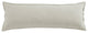 100% French Flax Linen Long Lumbar Pillow, 14" x 42", Natural, 1PC