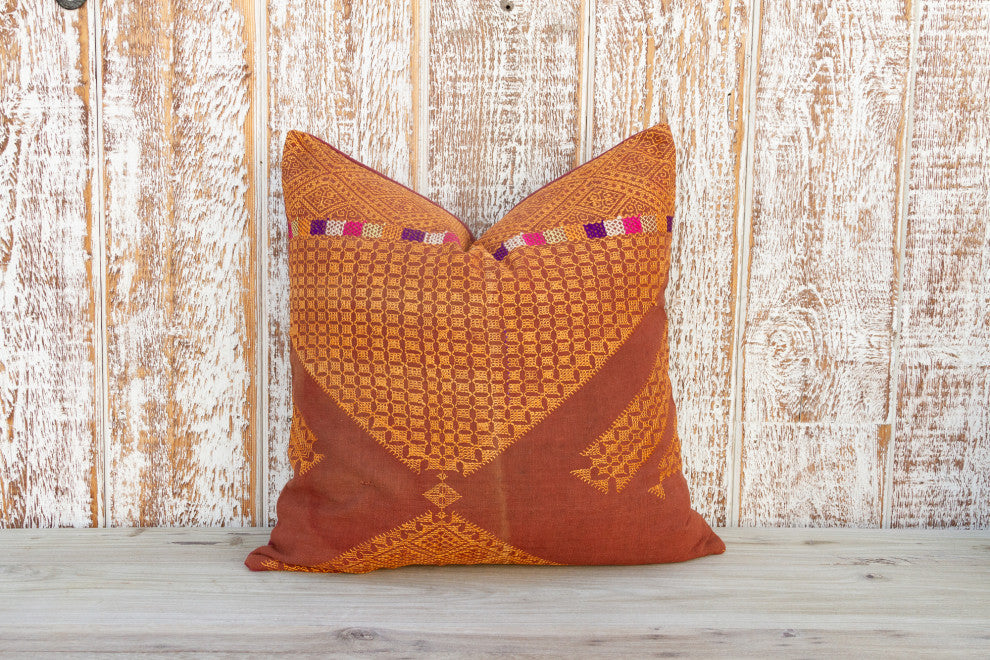 Bita Antique Indian Folk Pillow