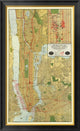 "Heart of New York, 1918"  by New York Central Railroad Company, 25x40"