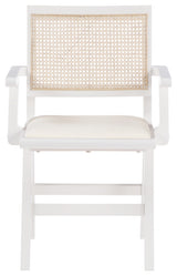 Abby Chair, White, White Finish, Arm Chair