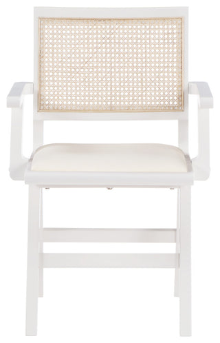 Abby Chair, White, White Finish, Arm Chair